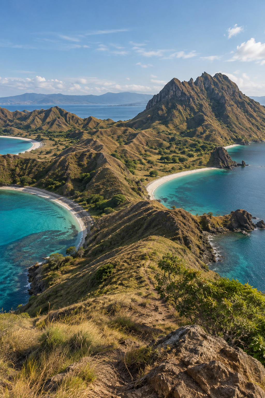 Padar Island panorama